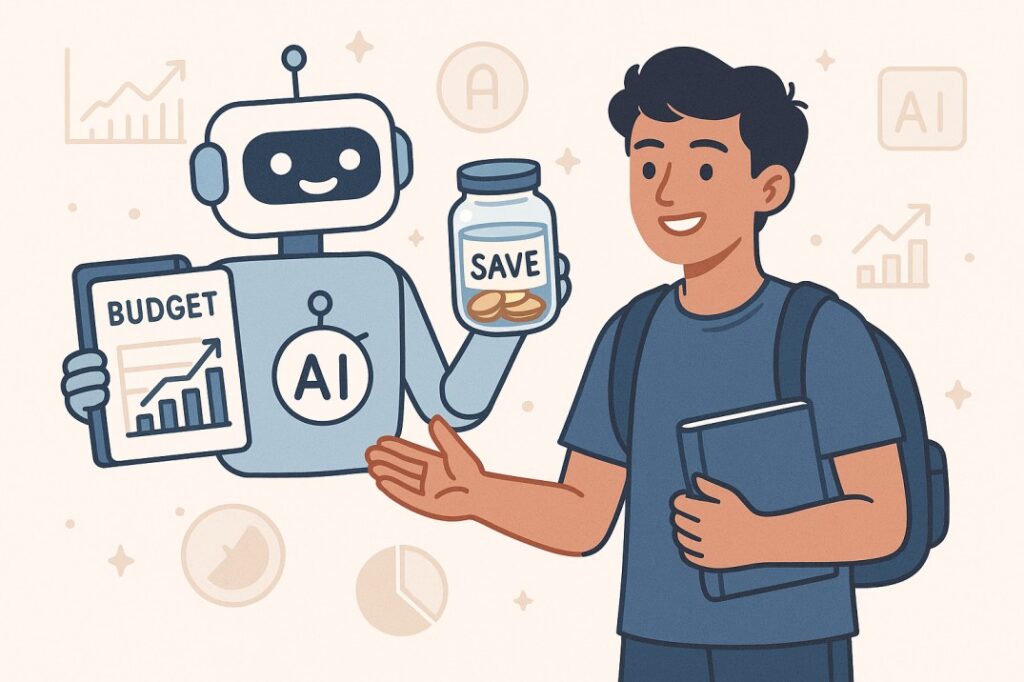 AI helping Gen Z student create a budget