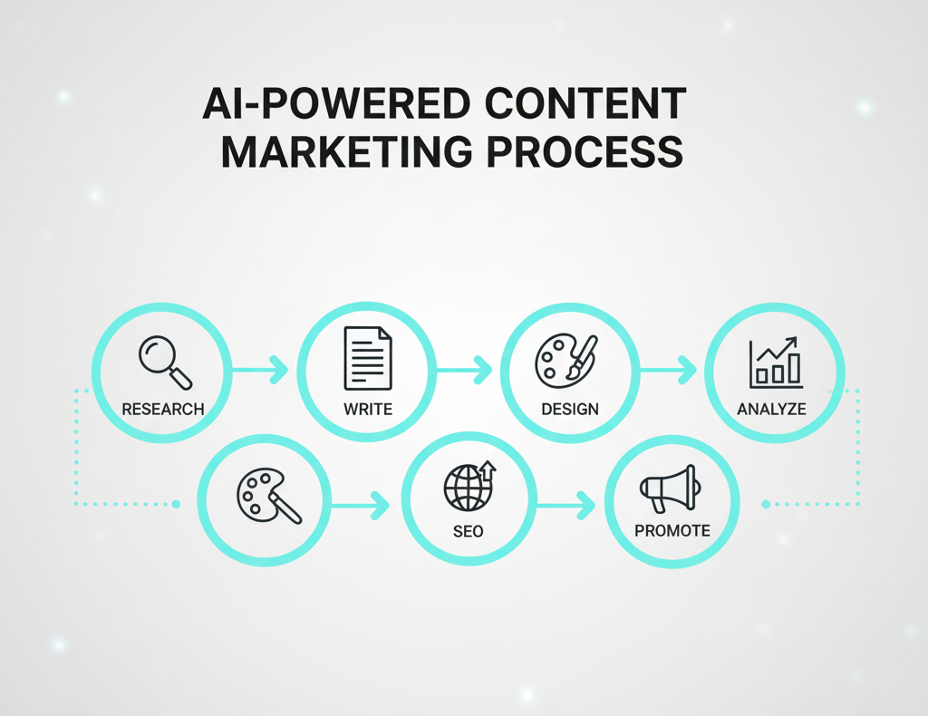 Ai-powered content marketing process